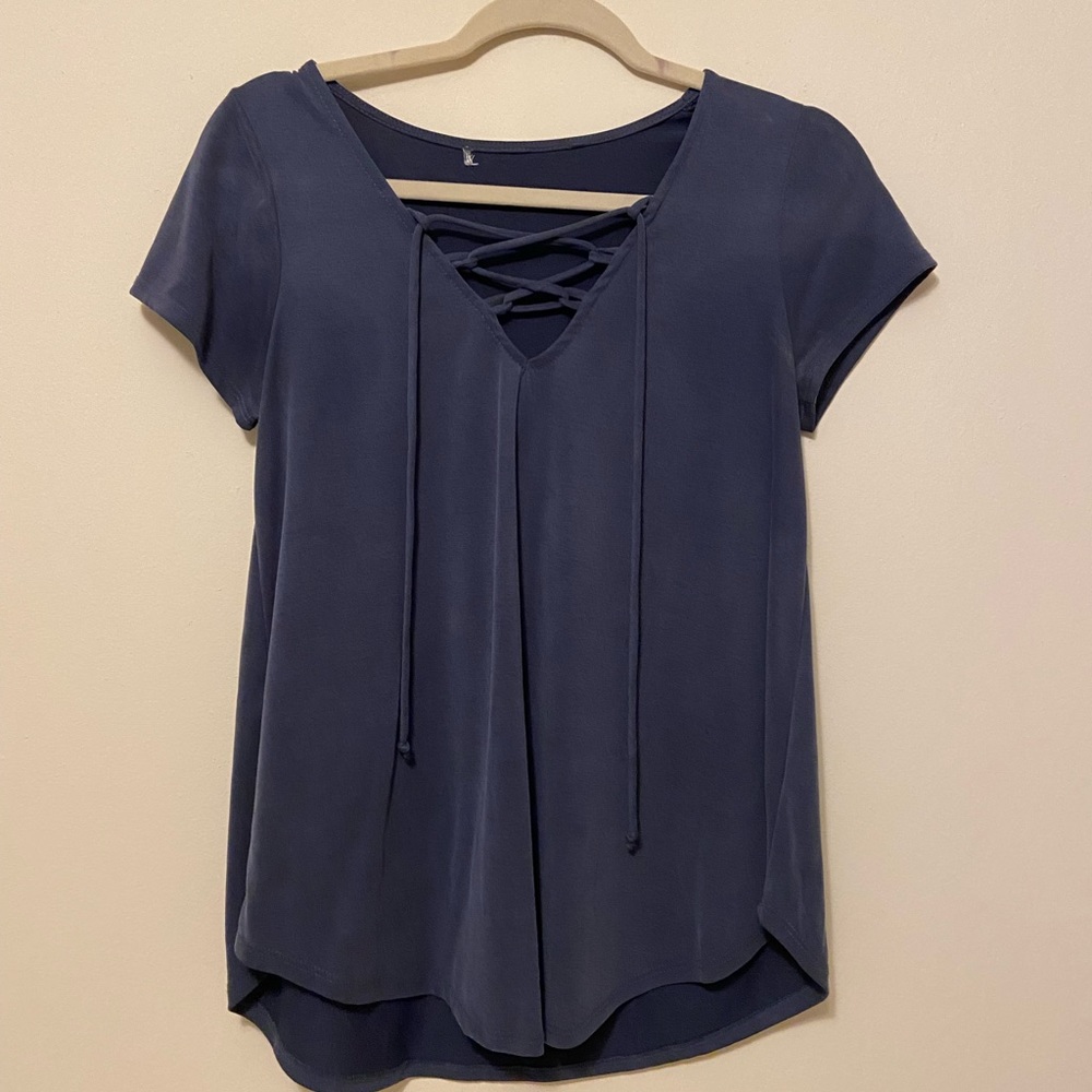 Very soft blouse with tie neckline. Very soft!